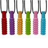 10pcs Baby Silicone Teether Kids Chew Necklace Sensory Chewy Pendant Oral Motor Toys Therapy Tools for Autism chidren's goods 4