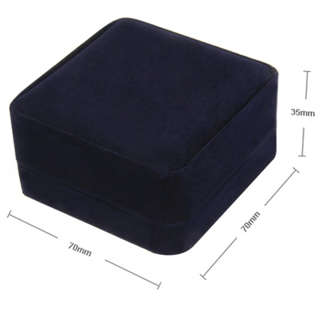 Luxury Square Storage Display Box Case Holder for Cufflinks Studs Trinkets