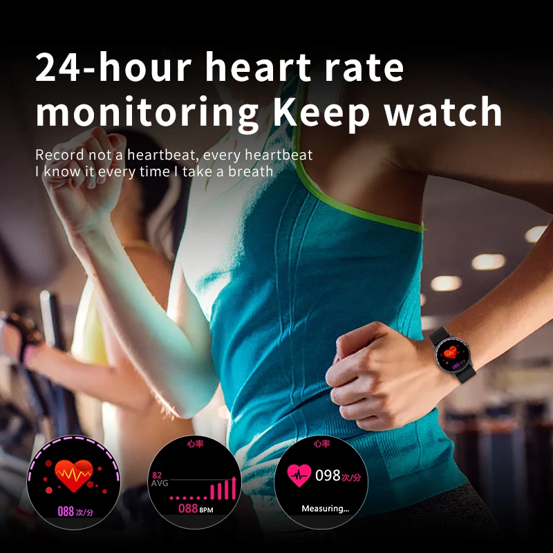 Wearpai C009 полностью умные часы с сенсорным экраном для Android iOS IP68 Водонепроницаемый фитнес-трекер монитор сердечного ритма умные часы для мужчин