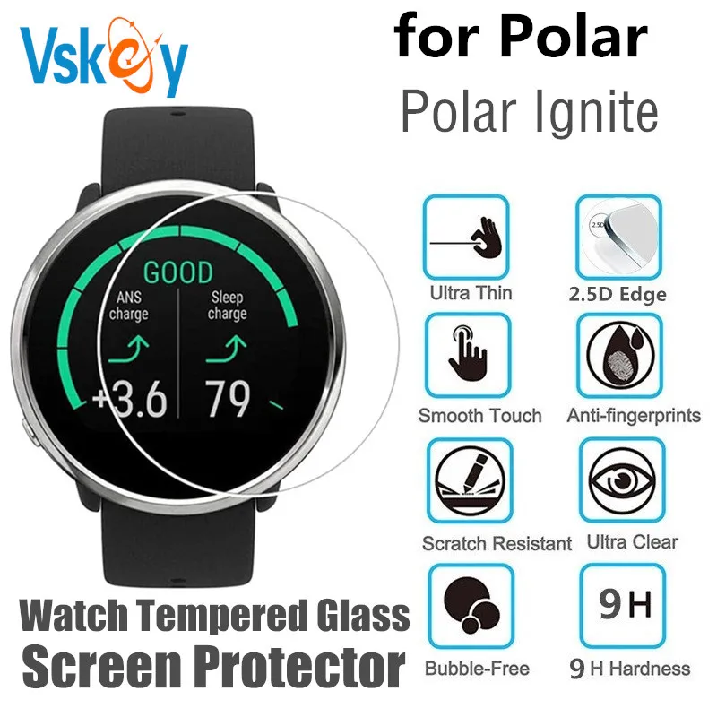 Temperado para Polar Protetor de Tela Resistente a Riscos Vskey Pces Vidro Ignite Película Protetora 100