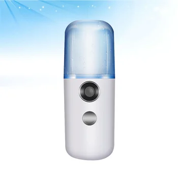 

Nano Sprayer USB Rechargeable Cooling Sprayer Portable Handheld Sprayer Moisturizing Shrink Pores Humidifier for Women (White)