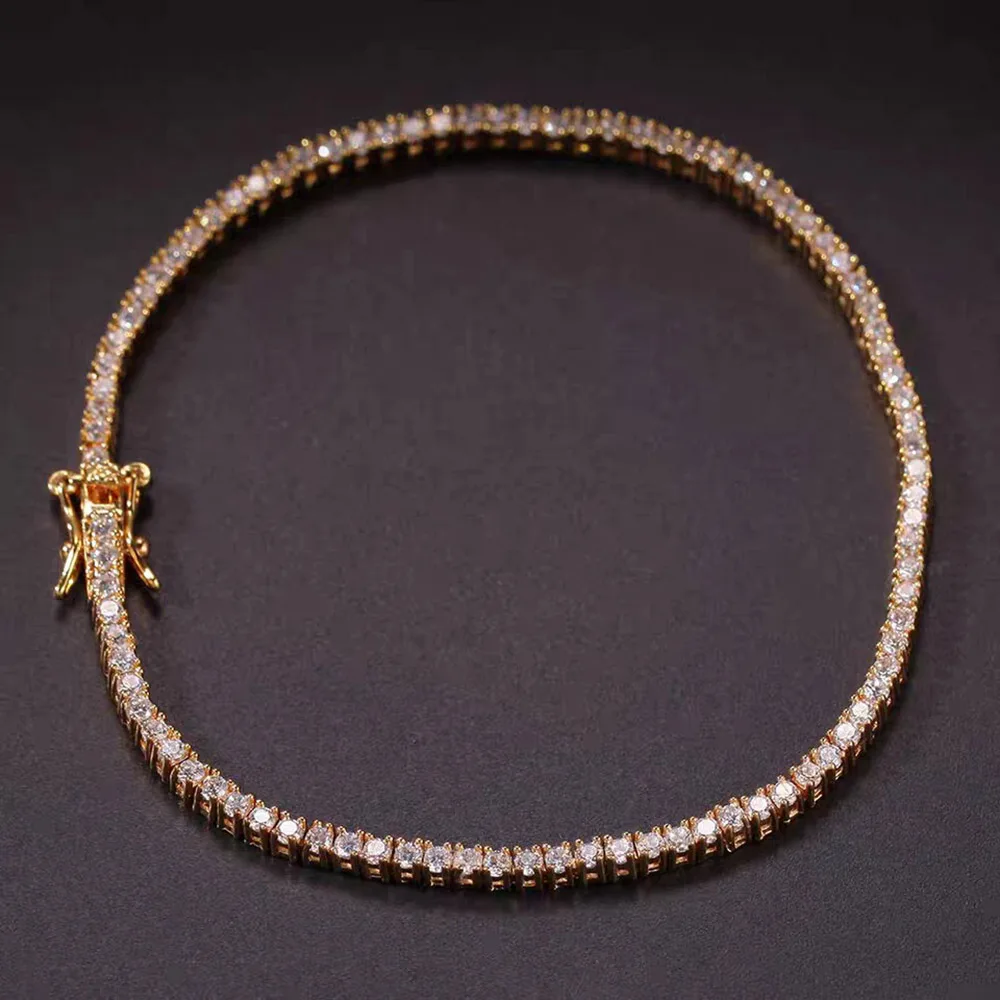 pulseira de bronze metal ródio ouro-cor clássico
