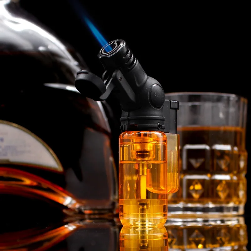 

Jet Torch Butane Gas Lighter Turbo Windproof Adjustable Flame Lighter BBQ Kitchen Cook Ignition Gun Picnic cigar cigarette Tool
