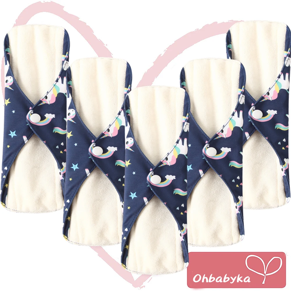 41 OhBabyKa менструальные прокладки моющийся санитарный прокладки бамбуковые мягкие гигиенические прокладки водонепроницаемые ПУЛ прокладки для женщин дышащие гигиенические штаны - Color: 41