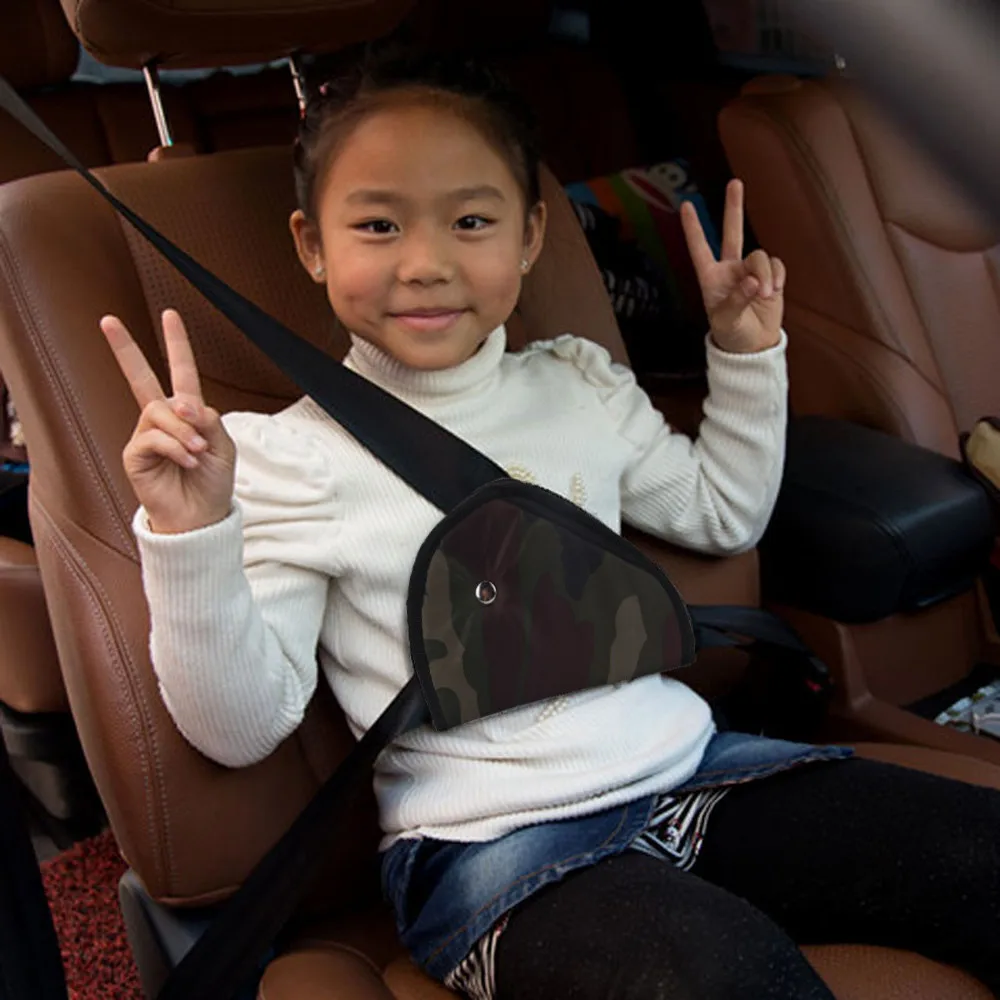 Автомобильный детский треугольный защитный чехол на плечо, держатель ремня безопасности, устойчивый Защитный автомобильный безопасный ремень безопасности, крепкий регулятор для ребенка