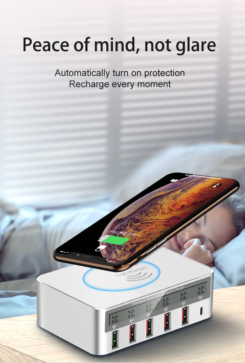 Беспроводной pd Универсальный ce rohs 5 v/2a Быстрая зарядка быстрая qc для samsung для iphone зарядное устройство для путешествий usb быстрая зарядка 4,0 для телефона