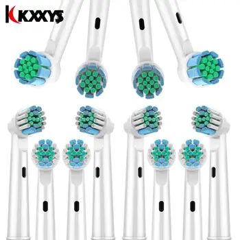 

8 pcs Cross Function 3D PRO Replacement Toothbrush Heads Compatible with Oral B Electric Toothbrush D12 D16 D29 D20 D32 OC20 D10