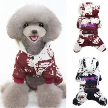 Новая трендовая футболка для собак камуфляжная Толстовка пальто для щенков домашняя кошка теплая одежда пальто honden overhemd@ 30