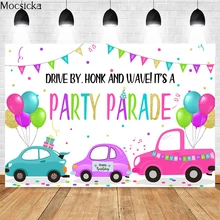 

Mocsicka Birthday Party Background Car Balloon Photo Backdrop Decoration Child Portrait Photo Background Photography Studio