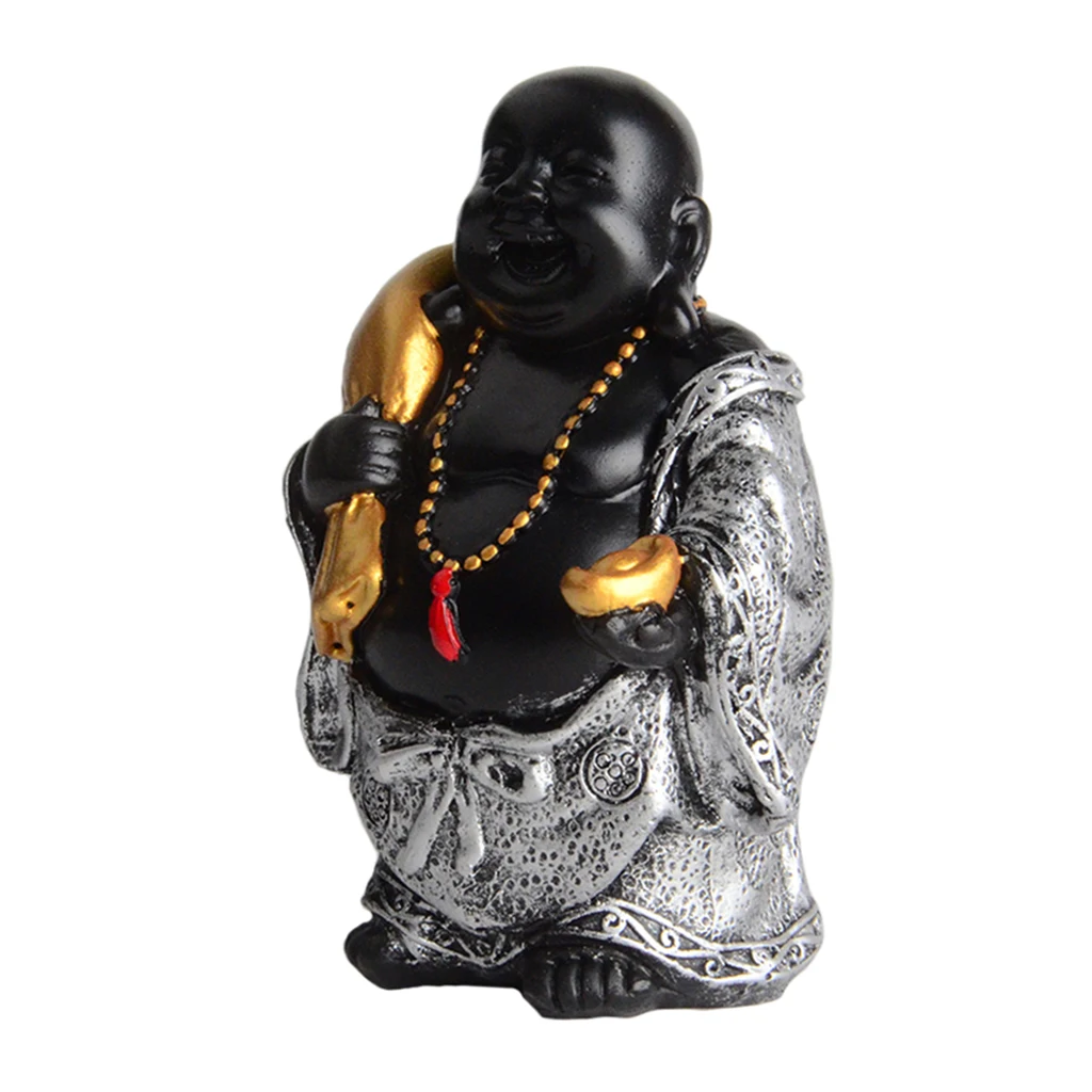 Laughing Buddha Statue Monk Figurine Baby Crafts Dolls Ornaments Figurines Home Decor Gift | Дом и сад