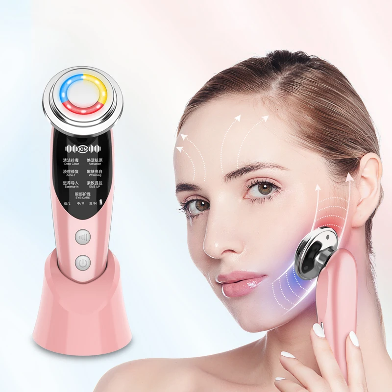 7in1RF &amp EMS радио мезотерапия Электропорация rf лифтинг красота светодиодный фотон