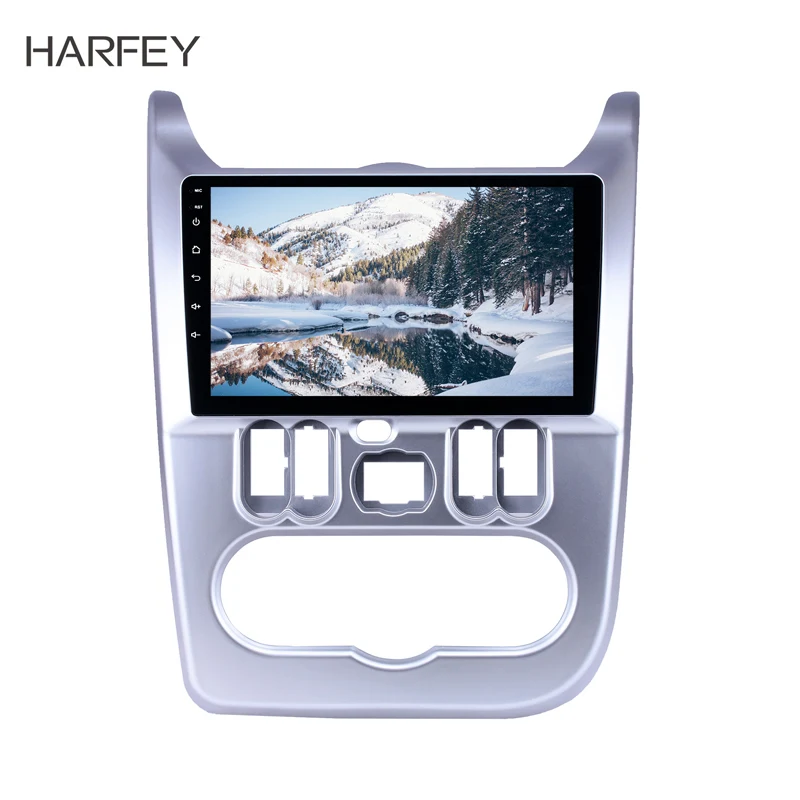 

Harfey Car GPS 9" HD Stereo 8-CORE Navi Radio Player Android 8.1 for Renault Duster/Logan 2009-2013 support Carplay Rear camera