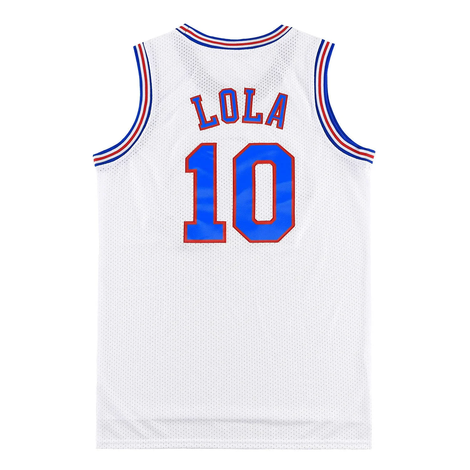 Майка для баскетбола из фильма Space Jam тональный отряд #10 Lola #1 насекомые белые