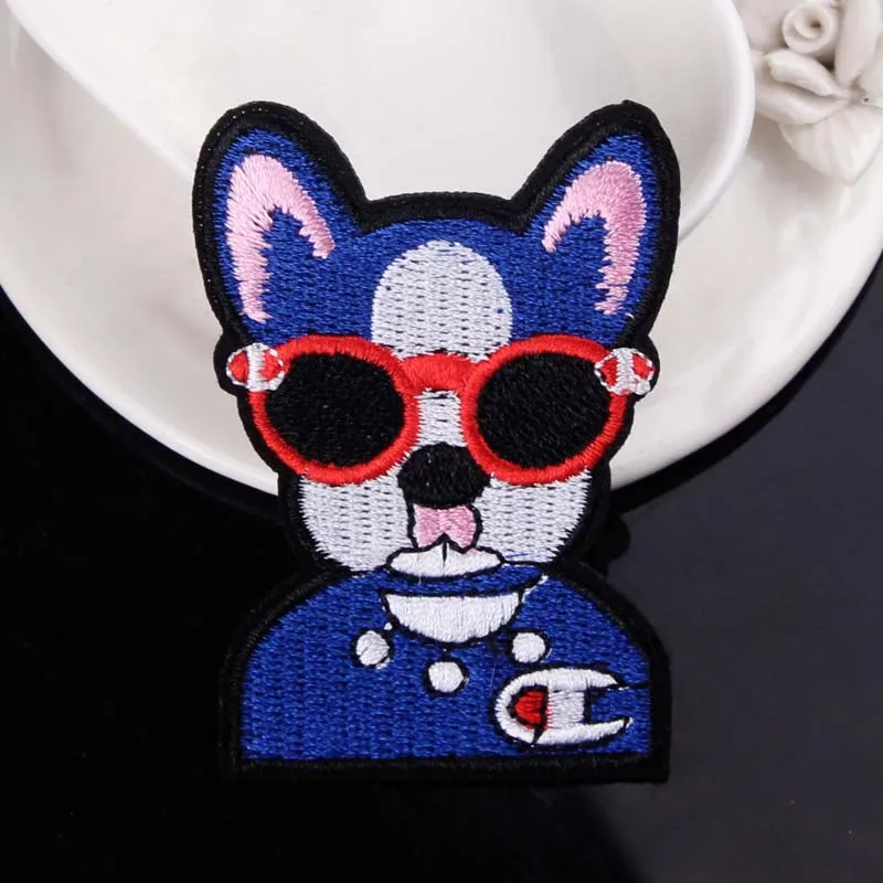 Железные нашивки DIY милые животные нашивки на одежду вышитые нашивки для одежды патч пошив одежды аксессуары для одежды