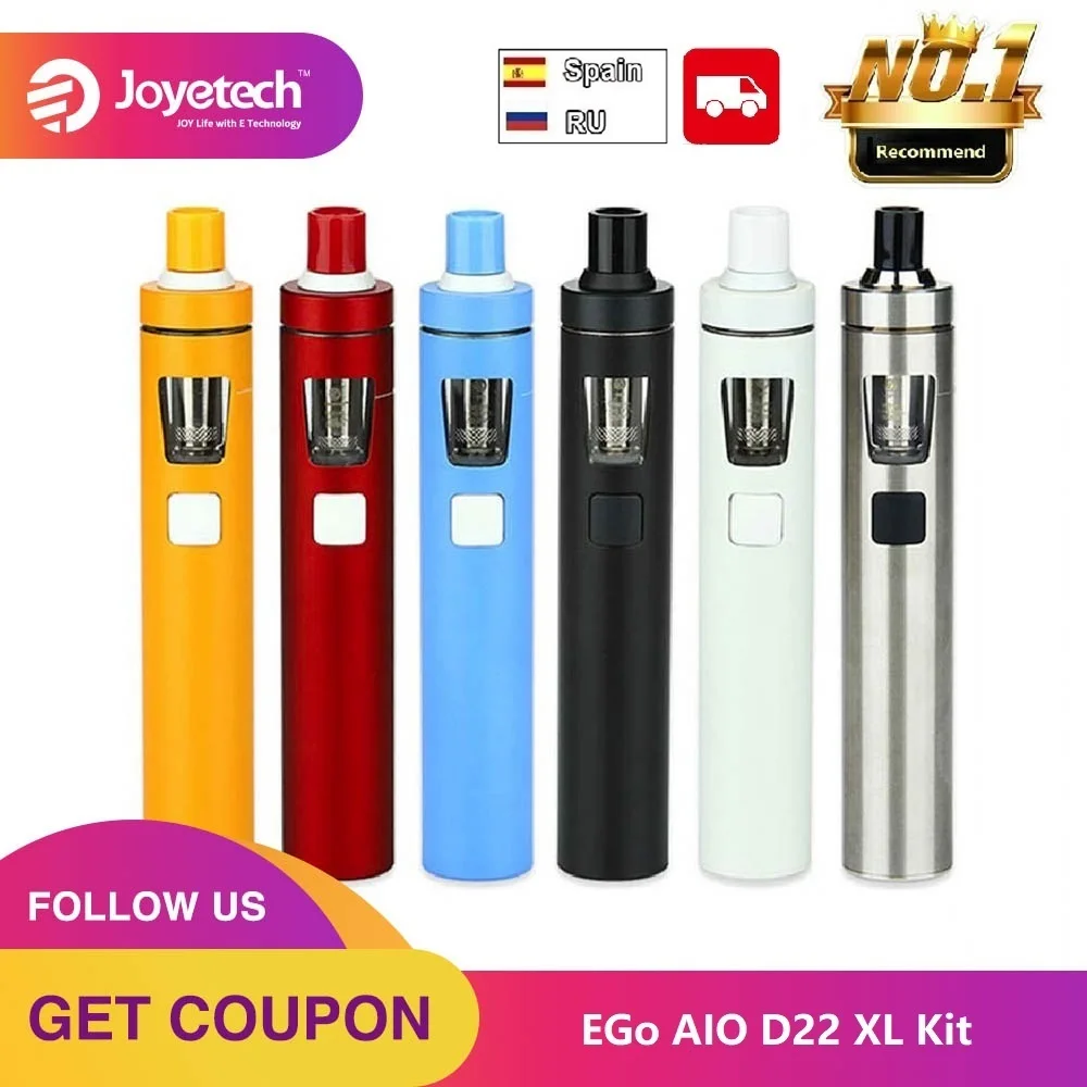 Оригинальный набор Joyetech EGo AIO D22 XL Бак 4 мл и встроенный аккумулятор 2300 мА · ч