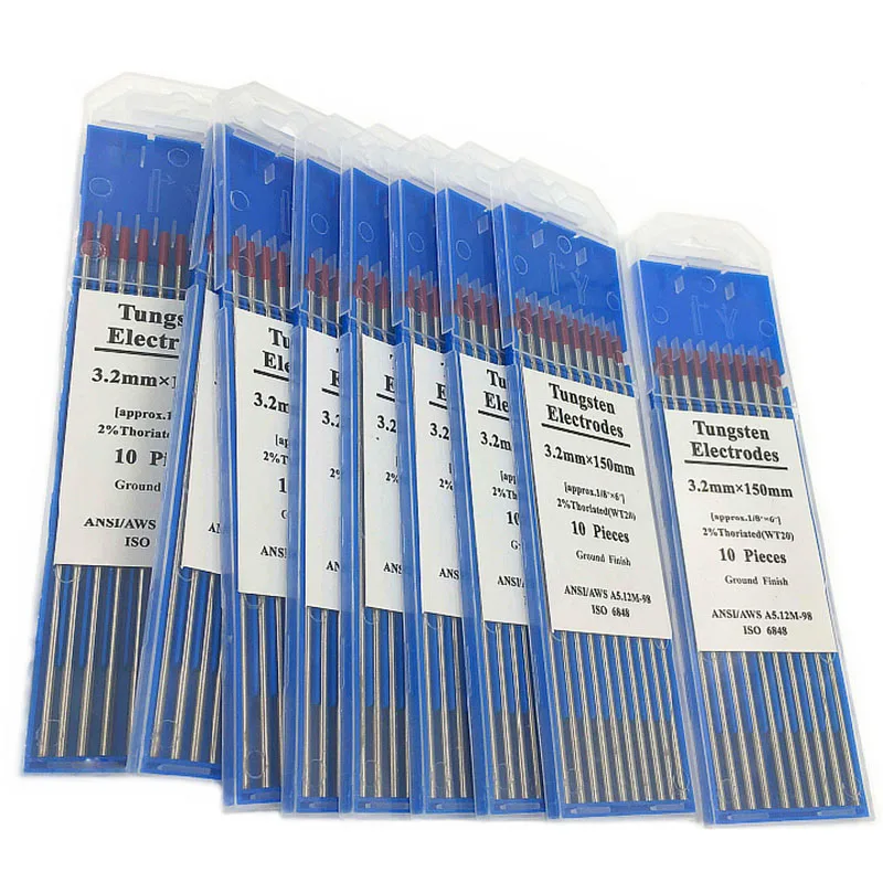 

10pcs Tungsten Electrode TIG Welding Tungsten Electrodes Rods WT20 WC20 WL20 WL15 WZ8 WP WY20 Professional supply