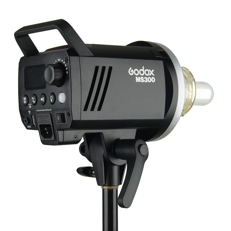 Godox MS200 200W или MS300 300W Bowens Mount Flash 2,4G встроенный беспроводной приемник легкий компактный и прочный студийная лампа