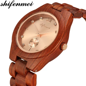 

Shifenmei Watches Women Fashion 2020 Wood Watch Women Wooden Bracelet Clock Top Brand Quartz Ladies WristWatch Relogio Feminino