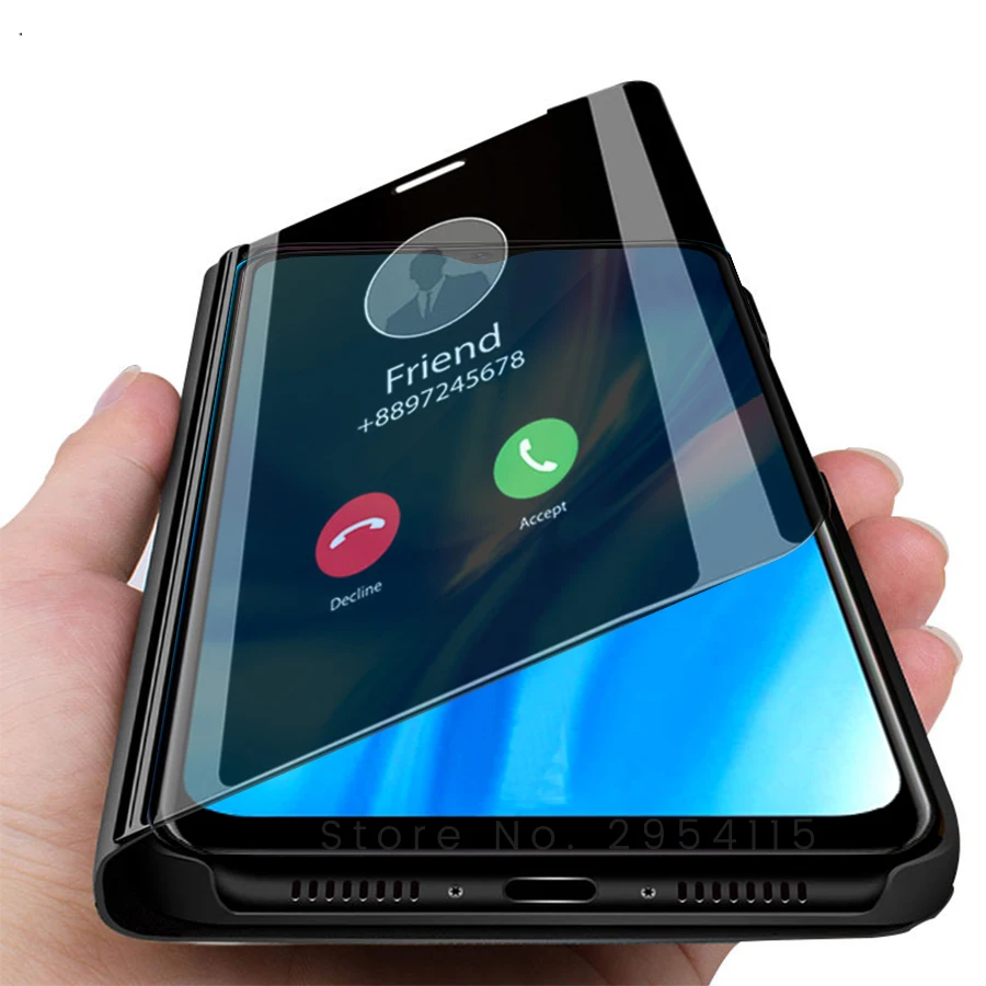 ДЛЯ vivo y11 2019 чехол роскошный зеркальный флип-чехол для y 11 11y чехол-подставка vivoy11