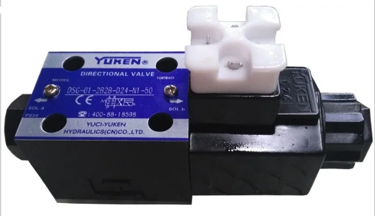 

YUCI YUKEN Electro-hydraulic Directional Control Valve DSG-01-2B2-D24-N1-50 with Low Noise High Pressure Solenoid Valve