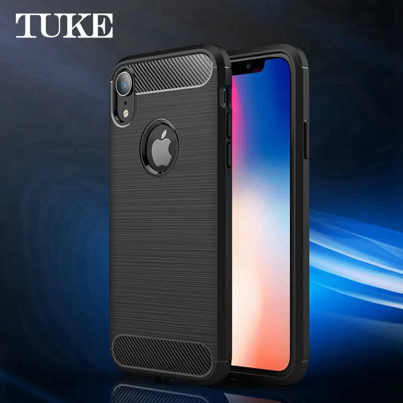 Силиконовый чехол для OPPO X2 силиконовый мягкий ТПУ/углеродное волокно