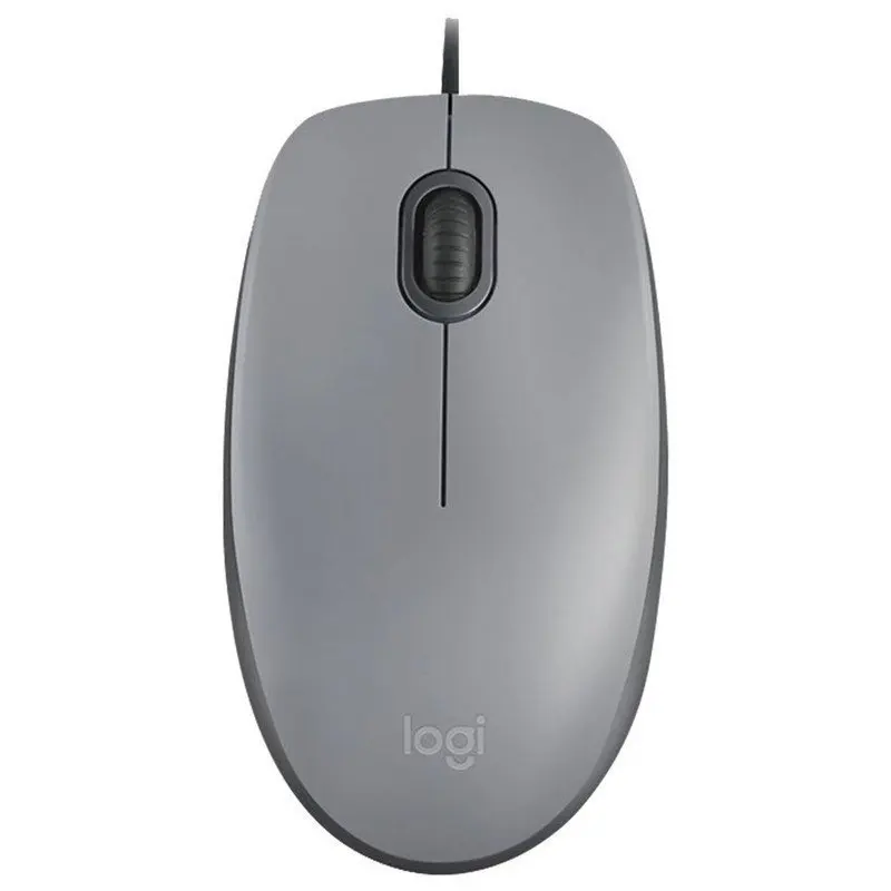 Мышь проводная LOGITECH M110 USB 2 кнопки+1 колесо-кнопка оптическая серая 910-005490 |