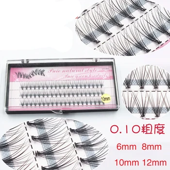 

6/8/10/12/14mm 10 single-cluster edgy claw hair soft false eyelashes self-grafted eyelashes natural L5C0