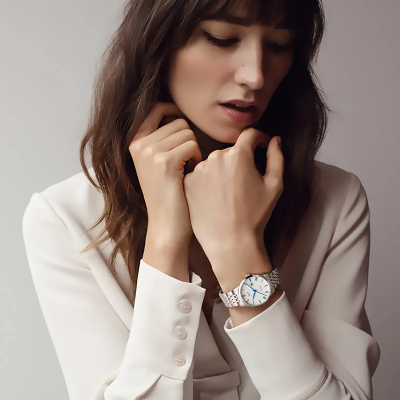 CARNIVAL Brand Luxury Automatic Wrist Watches for Women Ladies Fashion Sapphire Mechanical Wristwatch 30m Waterproof Reloj Mujer