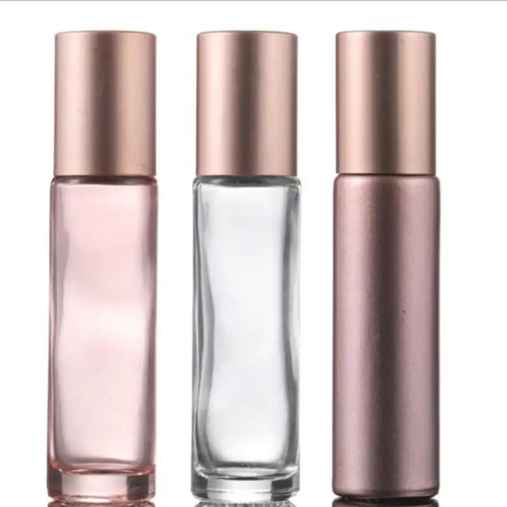 

1pcs 10ml Lip Gloss Oil Roll On Bottle Portable Empty Refillable Makeup Container Tube Vials Hand Washing Gel Storage Bottle