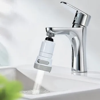 

Faucet saving Rotatable Faucet Sprayer Head Anti Splash Tap Booster Shower Water Saving Shower filter third gear adjustment #j3s