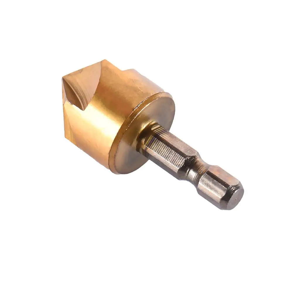Сверло с зенкером шестигранный хвостовик 1/4 ''HSS 90 градусов по дереву фаски 6 19