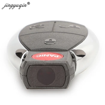 Keyforkess 3/4 pulsante telecomando per auto portachiavi Fob Shell per MERCEDES BENZ C E R S CL GL SL CLK SLK W203 fob morsetto portabatterie - Jingyuqin 3 4 pulsante telecomando per auto portachiavi Fob Shell per MERCEDES BENZ C E