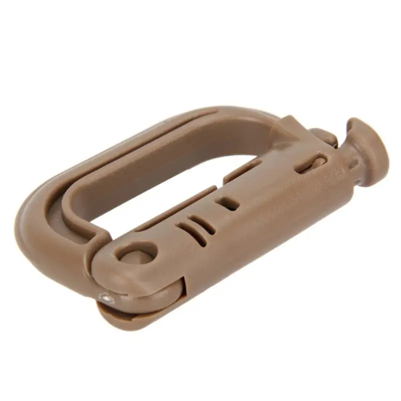 5 unids/set mochila táctica EDC grillete Snap D anillo de bloqueo montaje d-ring Clip llavero nuevo mosquetón gancho hebilla esc