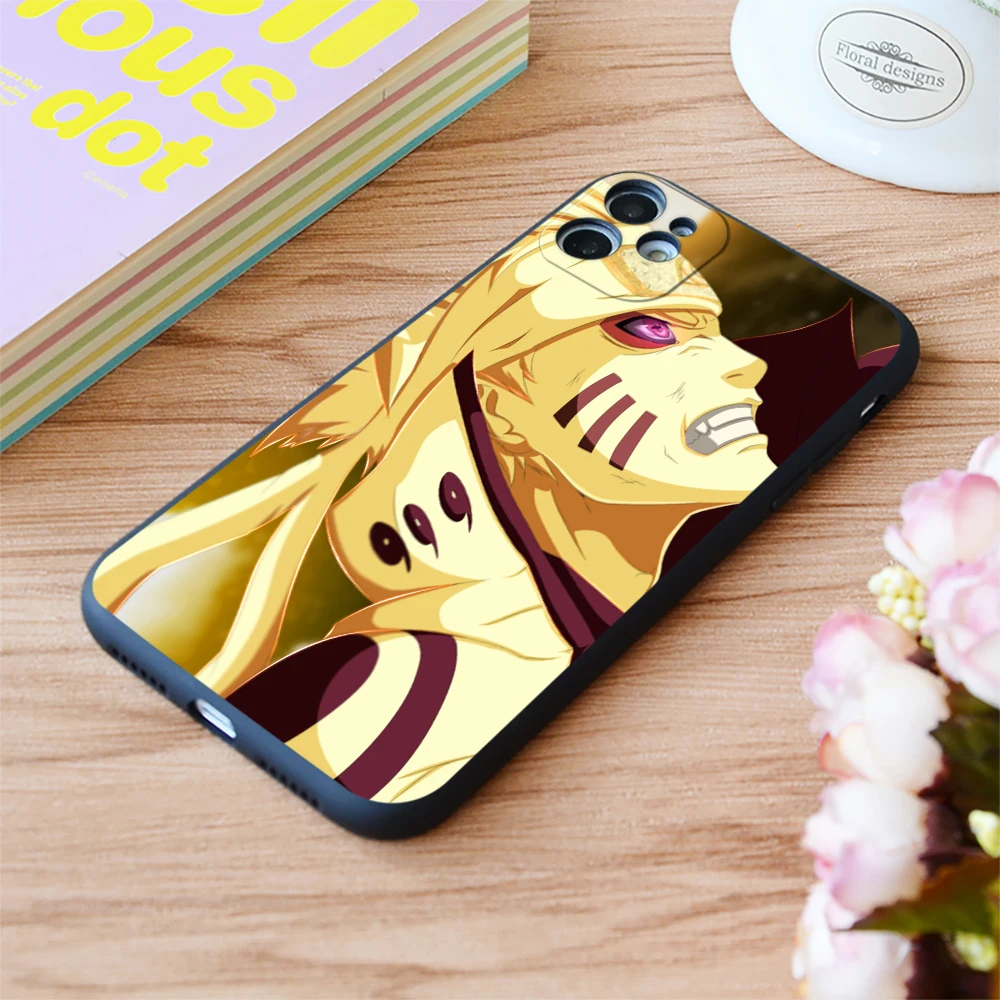 

For iPhone Anime Naruto Shippuuden Print Soft Matt Apple iPhone Case For 6 7 8 11 12 Plus Pro X XR XS MAX SE