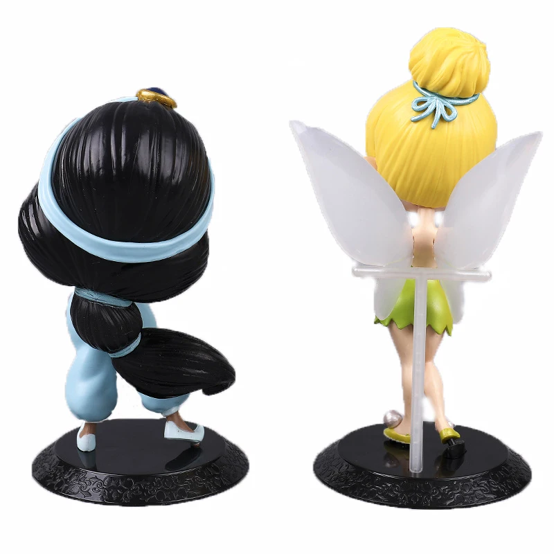 Экшн фигурка Принцессы Диснея Q Version персонажи колокольчик Принцесса Жасмин ПВХ