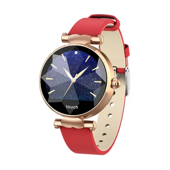 

Diamond Glass Lady Smart Watch Fitness Activity Tracker Physiological Cycle Heart Rate Monitor SMS Call Reminder Calories Burned