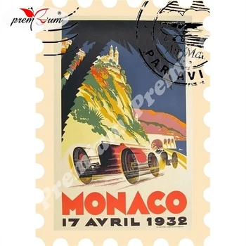 

Fridge magnet souvenir Grand Prix Репринт винтажного постера