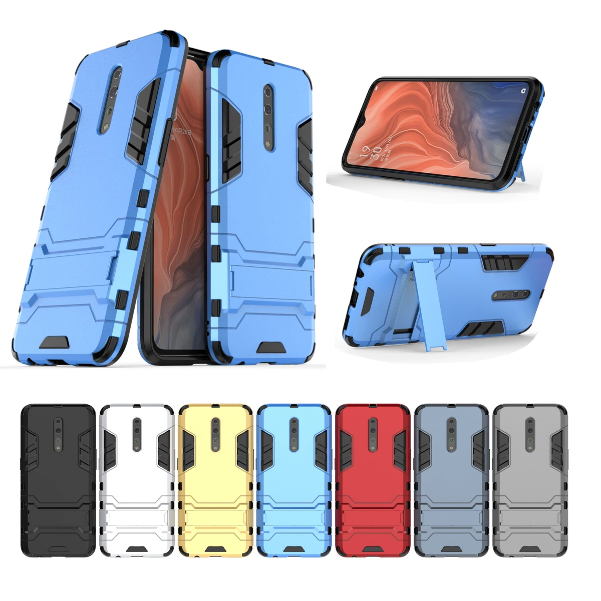 Thoupot Case For Oppo Realme 5 Pro XT C2 X Armor Silicone Cover Cases A5 A9 2020 X2 |