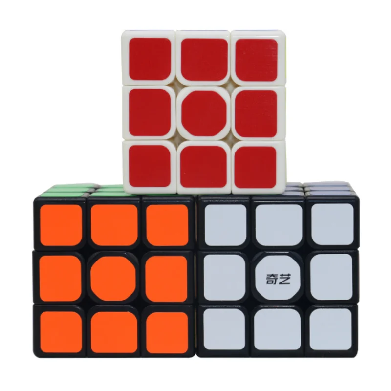 Qiyi 3x3x3 cube Professional 5.7CM Speed Cube For Puzzle Cube Neo Cubo Magico Sticker For Children Education toys