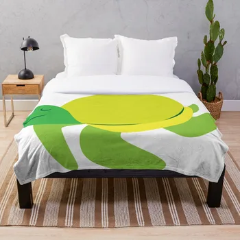 

Sleepy Swimming Turtle Throw Blanket Soft Sherpa Blanket Bed Sheet Single Knee Blanket Office Nap Blanket