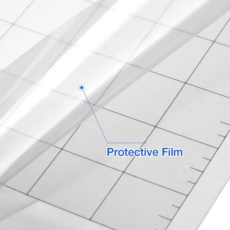 3 шт. Сменные коврики для силуэта режущий плоттер 12x12 дюймов клейкий прозрачный коврик с измерительной сеткой белый
