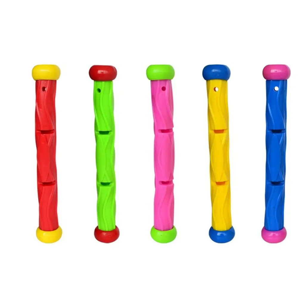 

5 pcs Multicolor Diving Stick Toy Underwater Swimming Diving Pool Toy Under Water Games Training Diving Sticks
