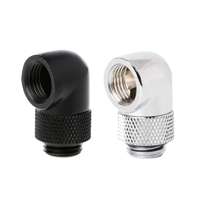 

Barrow G1/4" Thread Male to Female 90 Degree Angle Rotary Fitting Extender Adapter