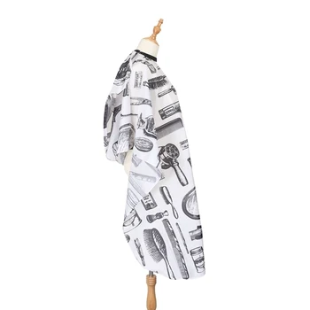 

Anti-Static Robe Hairdresser Apron Wrap Pattern Salon Shawl Cloth Waterproof Haircut Cape Gown Tools Simple Tarpaulin Design