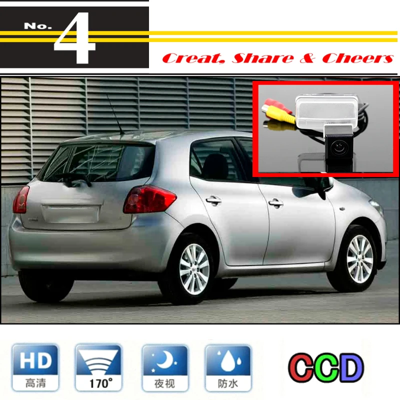 LiisleeCar Camera For TOYOTA Auris : Blade High Quality Rear View Back Up Camera For PAL : NTSC to Car Tuning | CCD + RCA1