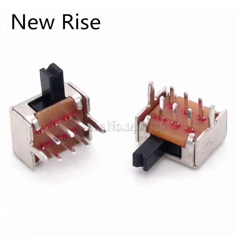 

100PCS Toggle switch SK22D07 2P2T 6Pins Handle high 4mm SK22D07VG4