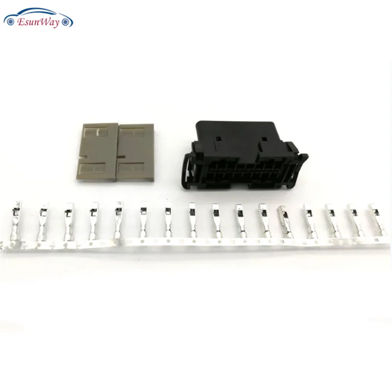 Бесплатная доставка! 16 контактный obd2 разъем OBD 2 женский угловой гнездо для