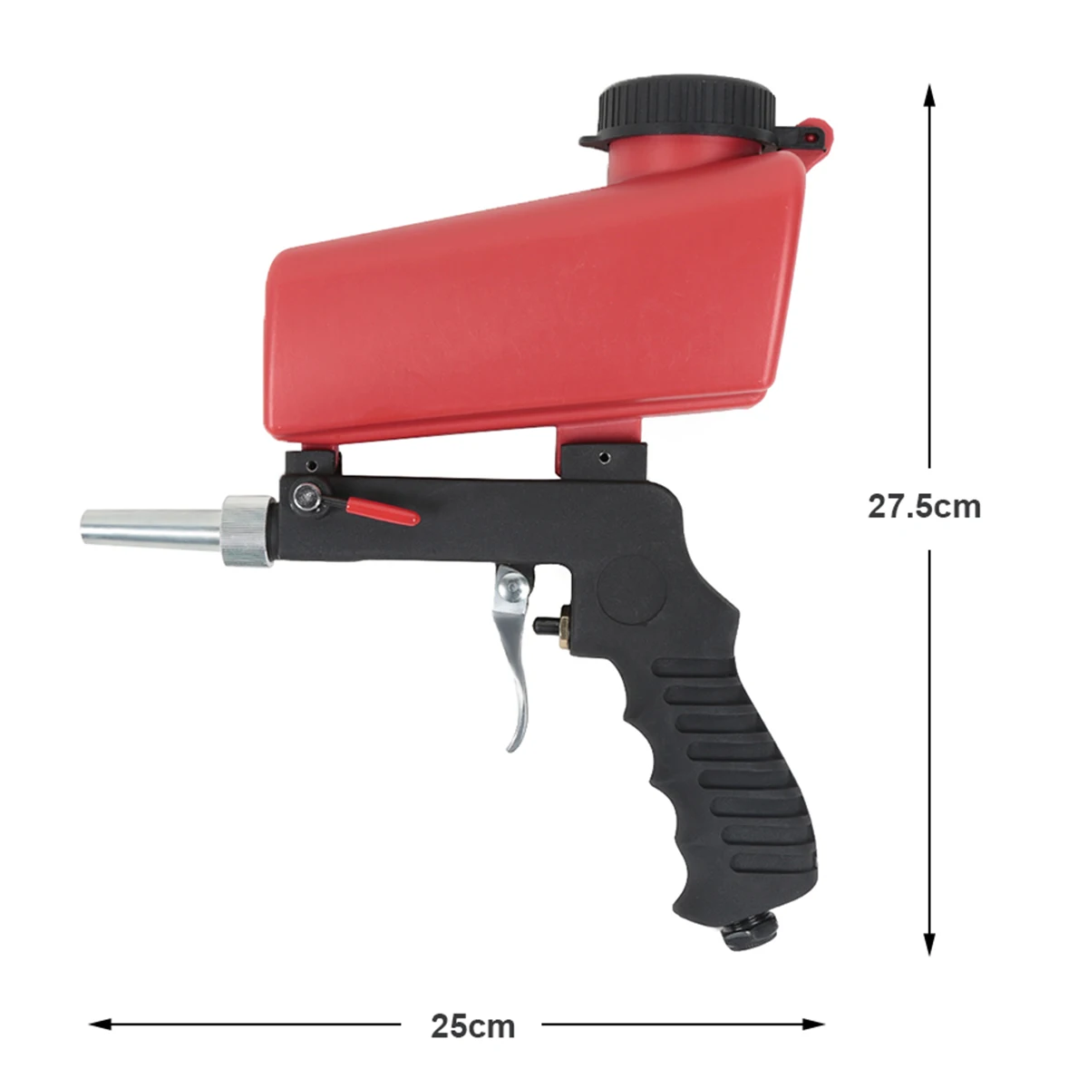 ANENG 90 PSI портативная гравитационная пескоструйная пневматическое ружьё маленькая пескоструйная машина Регулируемый пневматический Пескоструйный набор