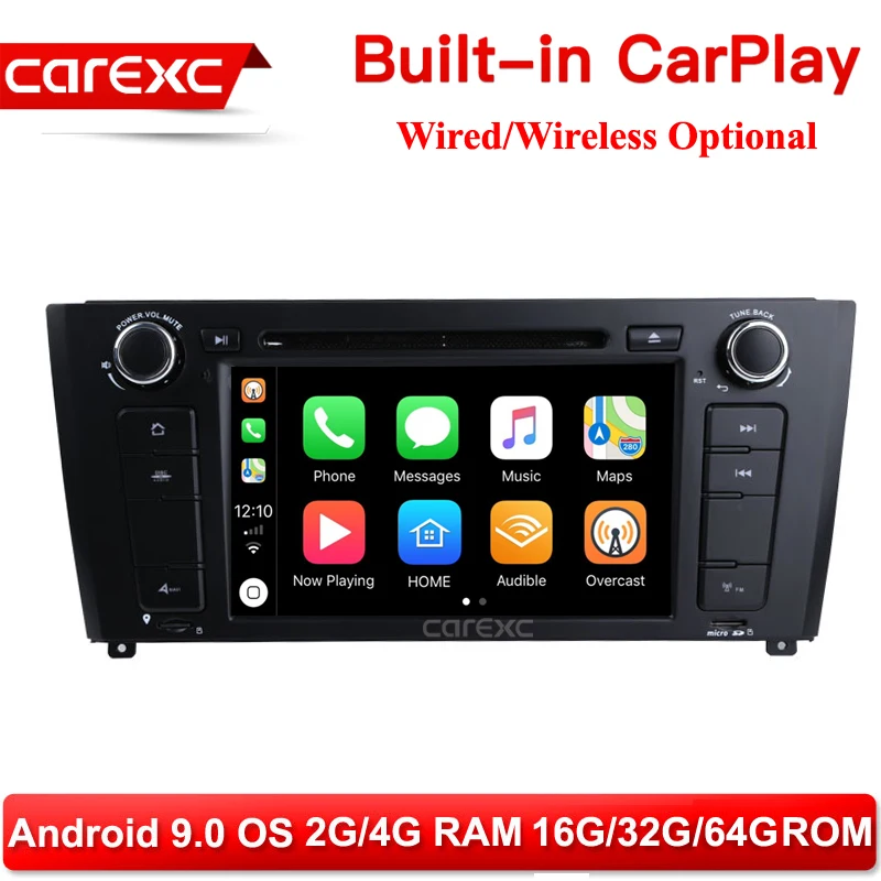 Автомагнитола CarExc один Din Android 9 0 автомобильный DVD-плеер с поддержкой