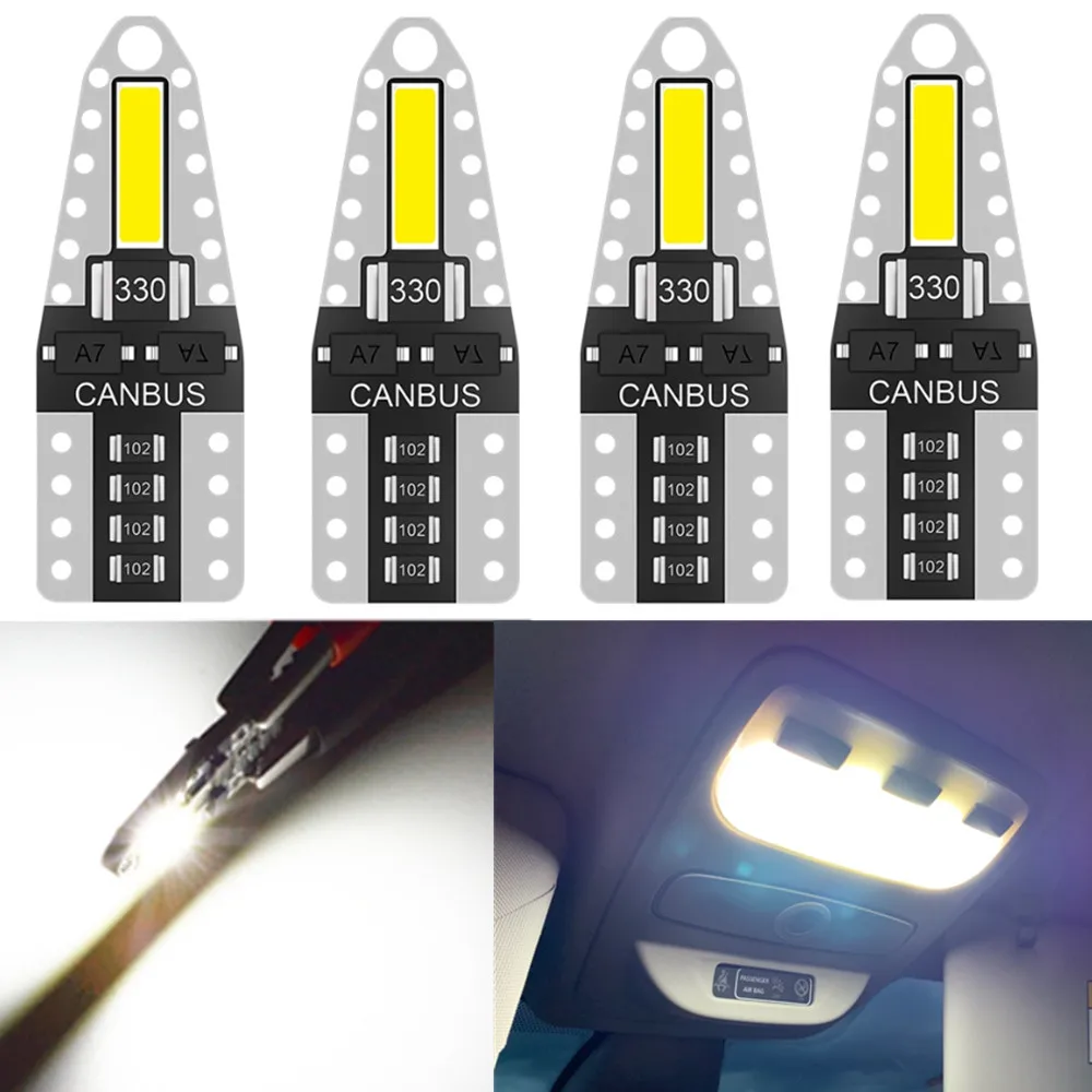 

4x T10 194 168 W5W Car Auto LED Reverse Light Backup Light For Toyota Hyundai Audi BMW Ford Focus VW Golf Polo Passat Touareg